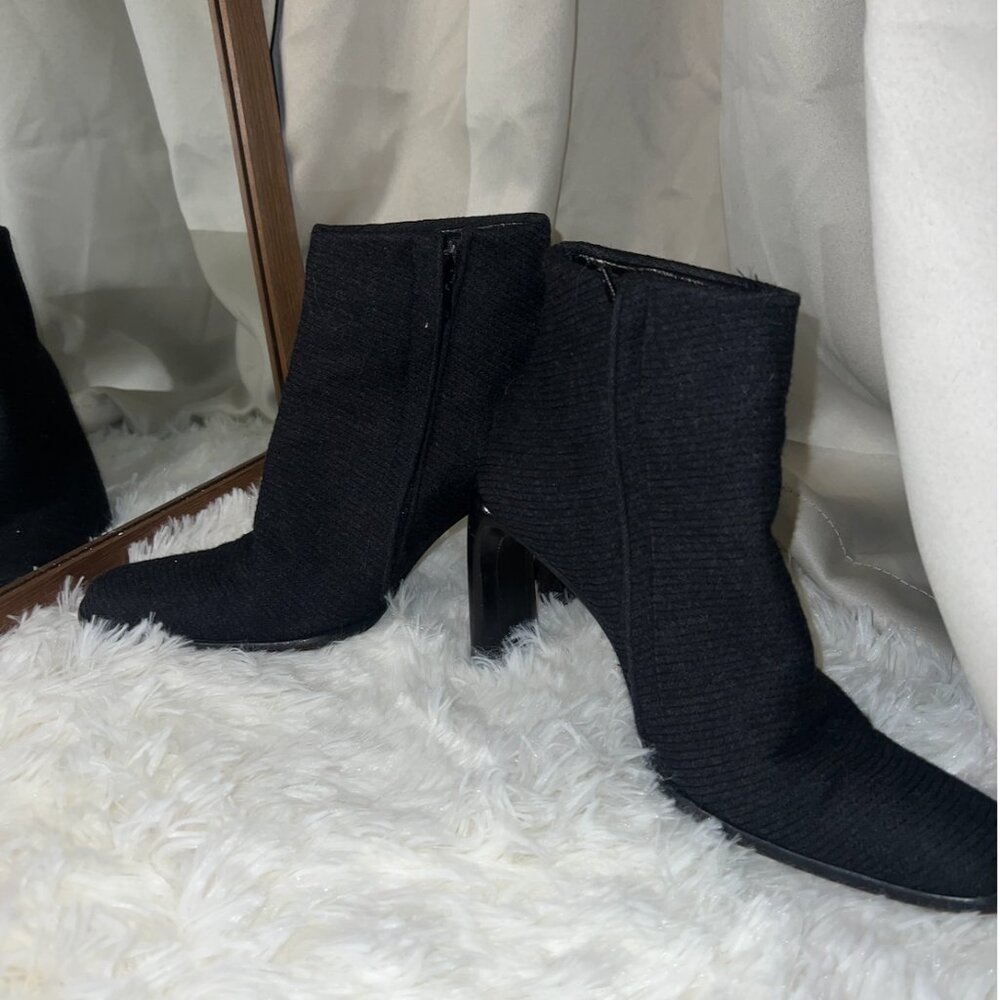 Donna Karan Fabric Ankle Boots - Picture 6 of 10
